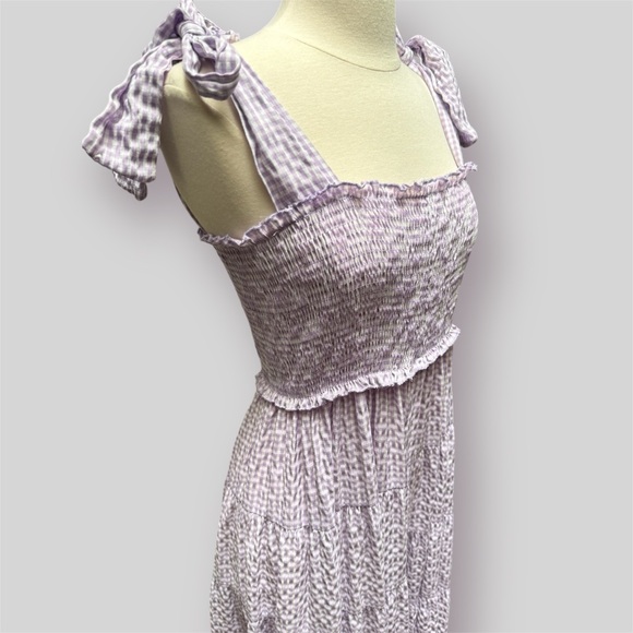 Lilac Smocked Dress - Picture 1 of 3